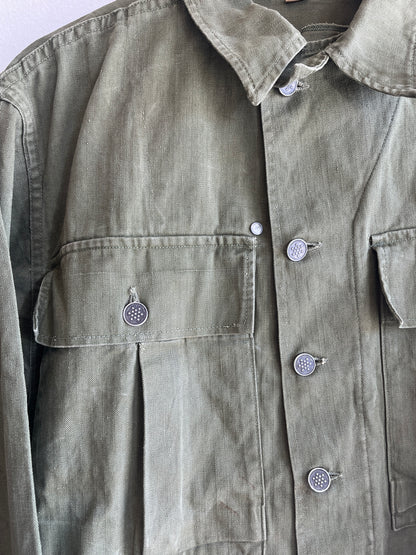 Vintage 1940/50’s U.S. Army HBT 13-Star Button Up Shirt - La Lovely Vintage 