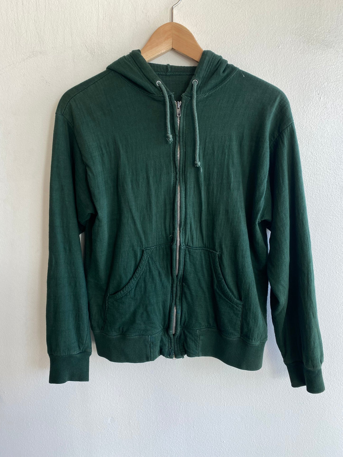 Vintage 1960/70’s Thermal Lined Zip-Up Hooded Sweatshirt