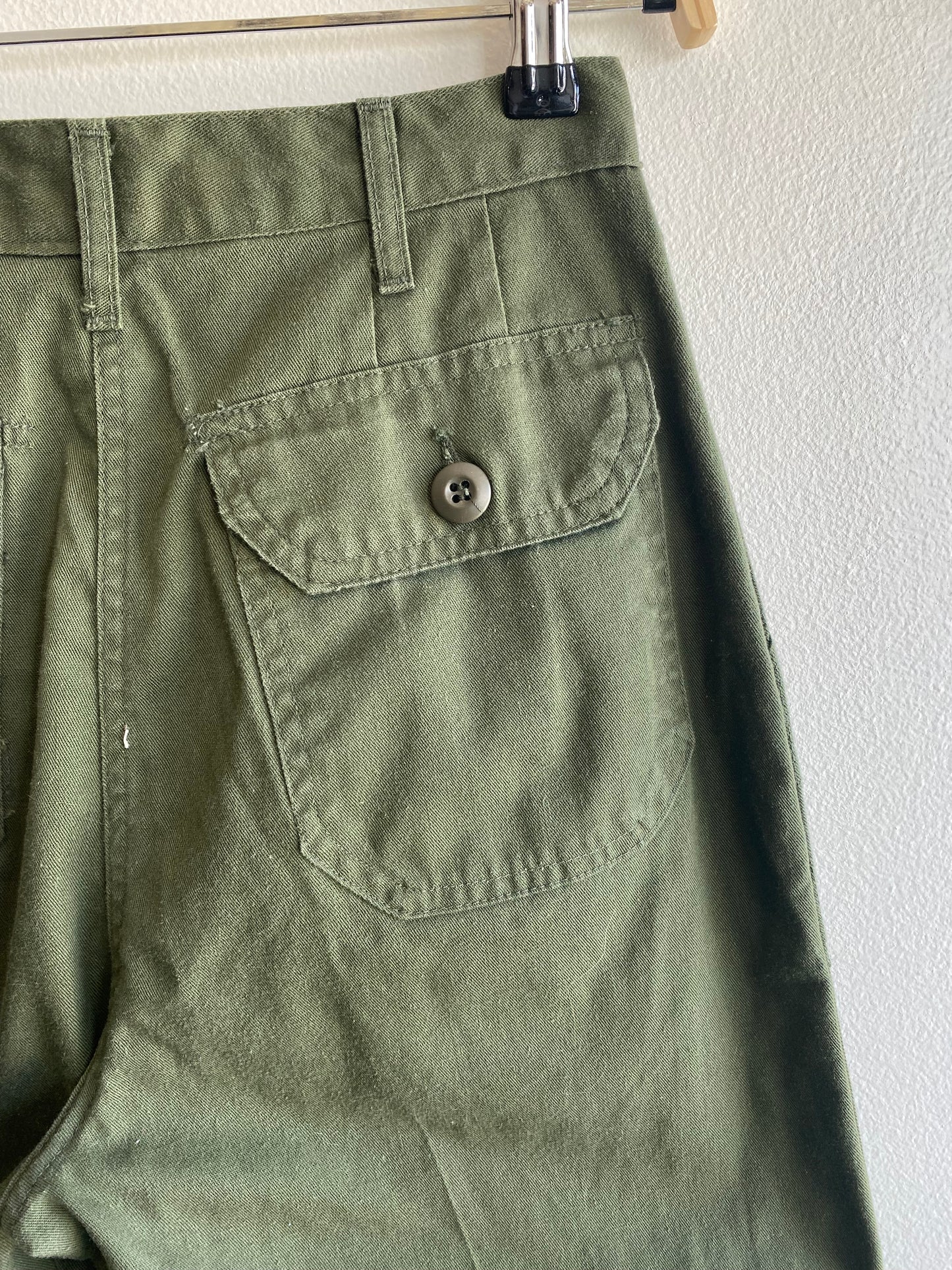 Vintage 1970’s OG-507 Women’s Military Fatigue Trousers - La Lovely Vintage 