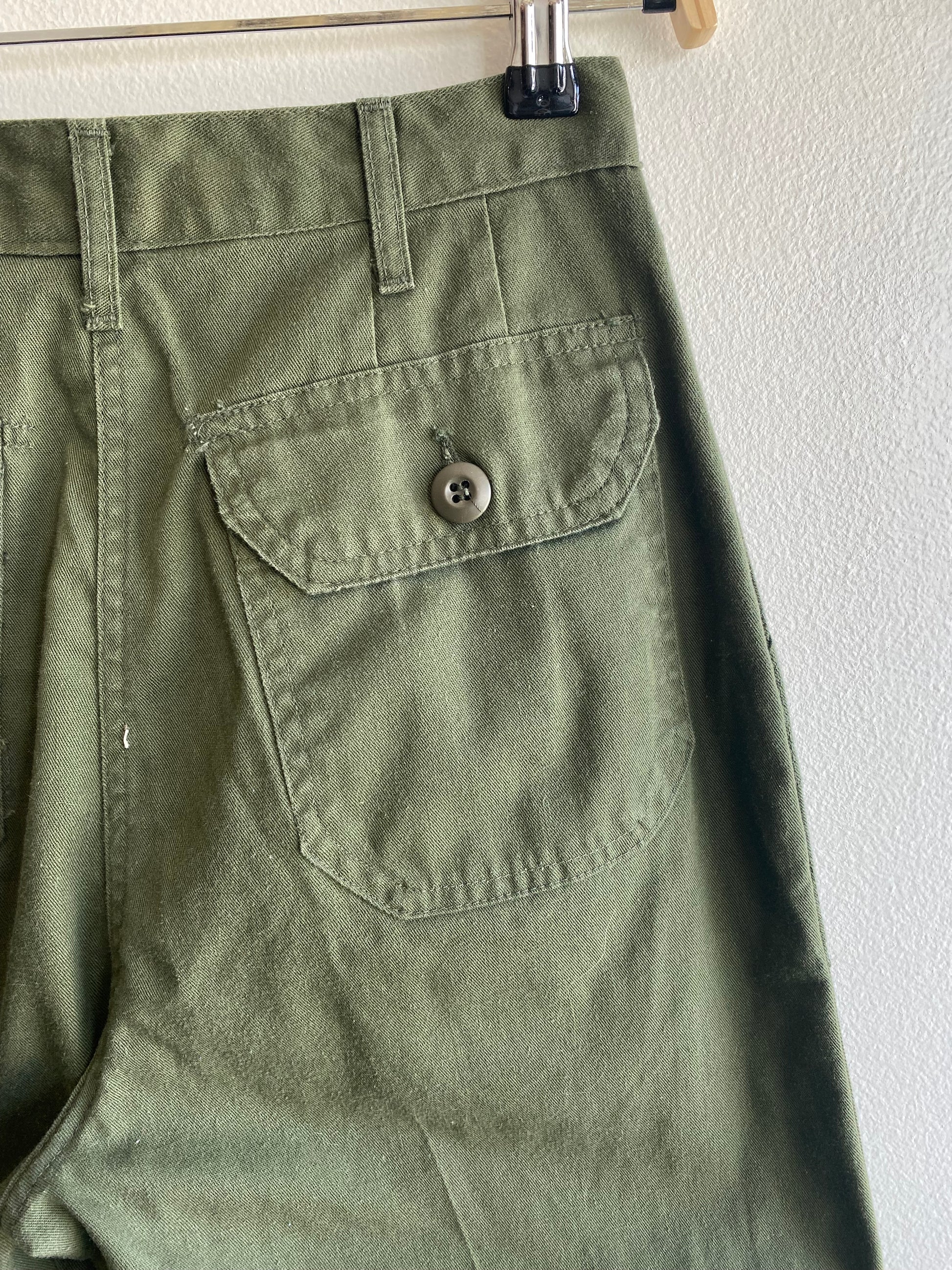 Vintage 1970’s OG-507 Women’s Military Fatigue Trousers - La Lovely Vintage 