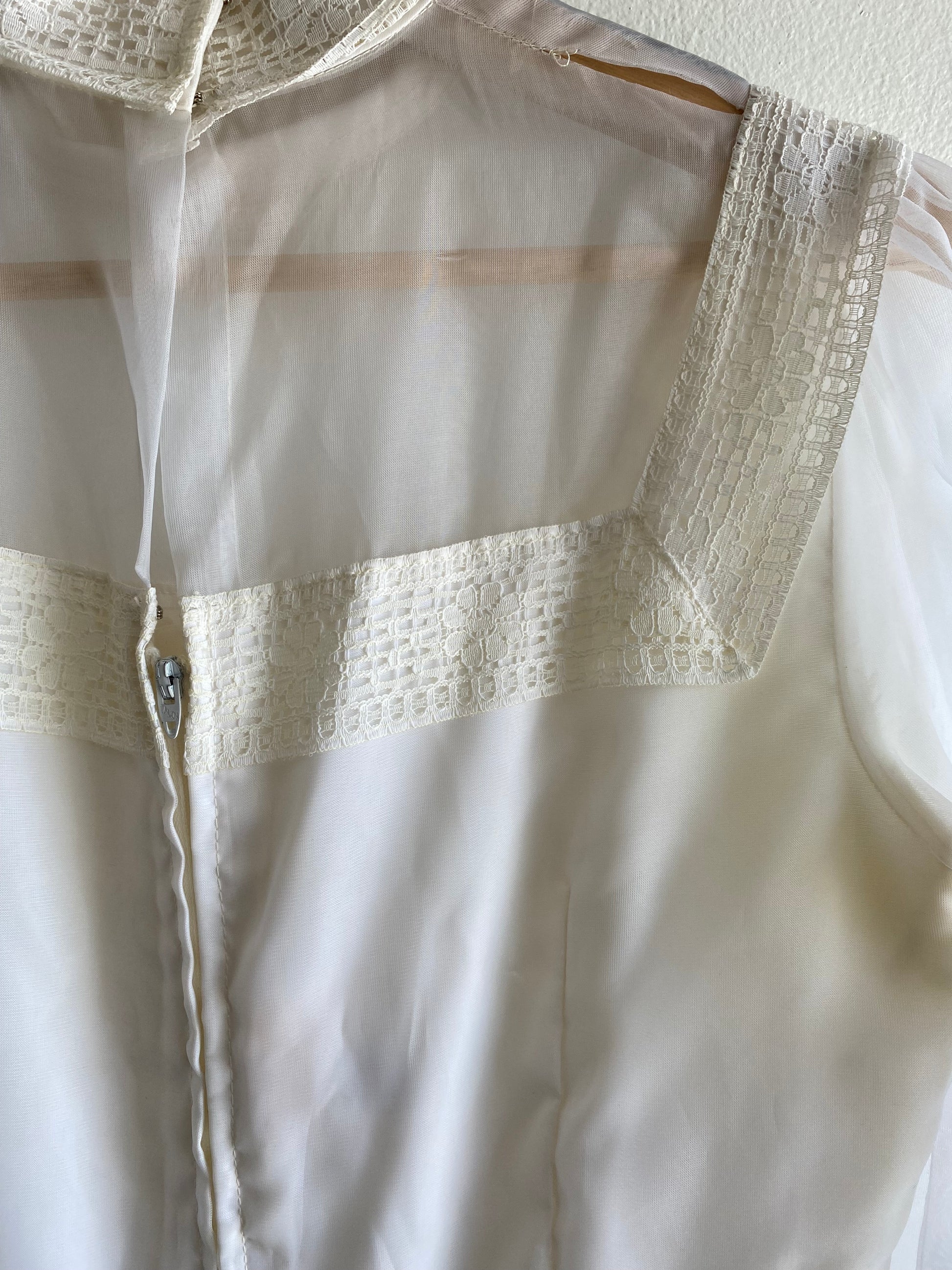 Vintage 1970’s Sheer Prarie Dress - La Lovely Vintage 