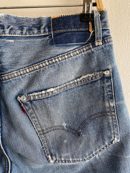 Vintage 1960/70’s Levi’s “Big E” 501 Selvedge Denim Cut-Off Shorts