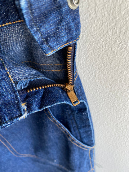 Vintage 1940/1950’s Crown One-Wash Denim Side Zip Jeans - La Lovely Vintage 