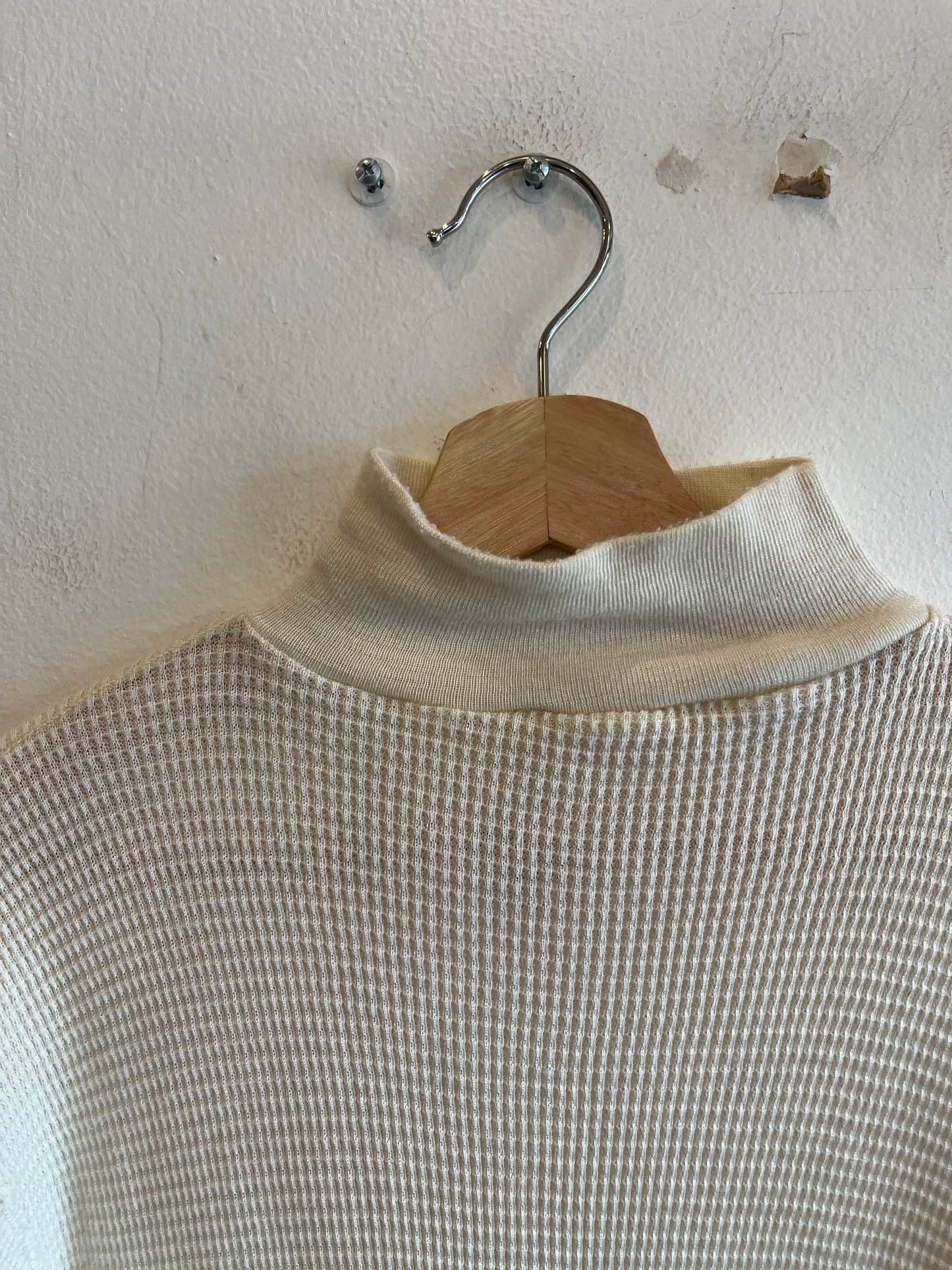 Vintage 1980’s Military Issue Turtleneck Thermal Shirt - La Lovely Vintage 