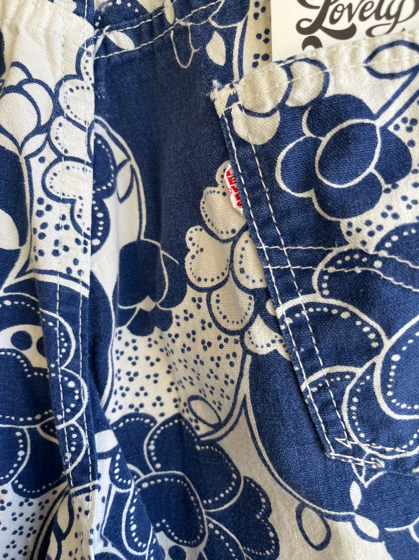 Vintage 1960s/1970s Levi’s Floral Print Flared Pants