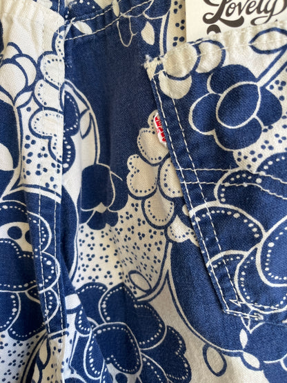 Vintage 1960s/1970s Levi’s Floral Print Flared Pants