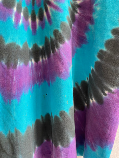 Vintage 1990 Grateful Dead “Skeleton Spiral” Tie Dye T-Shirt