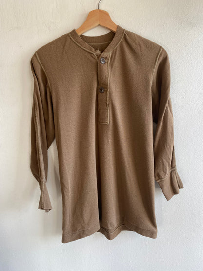 Vintage 1990’s Two-Button Military Issue Thermal Shirt
