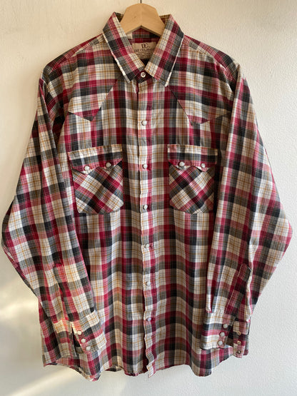Vintage 1980’s Dee Cee Plaid Pearl Snap Shirt
