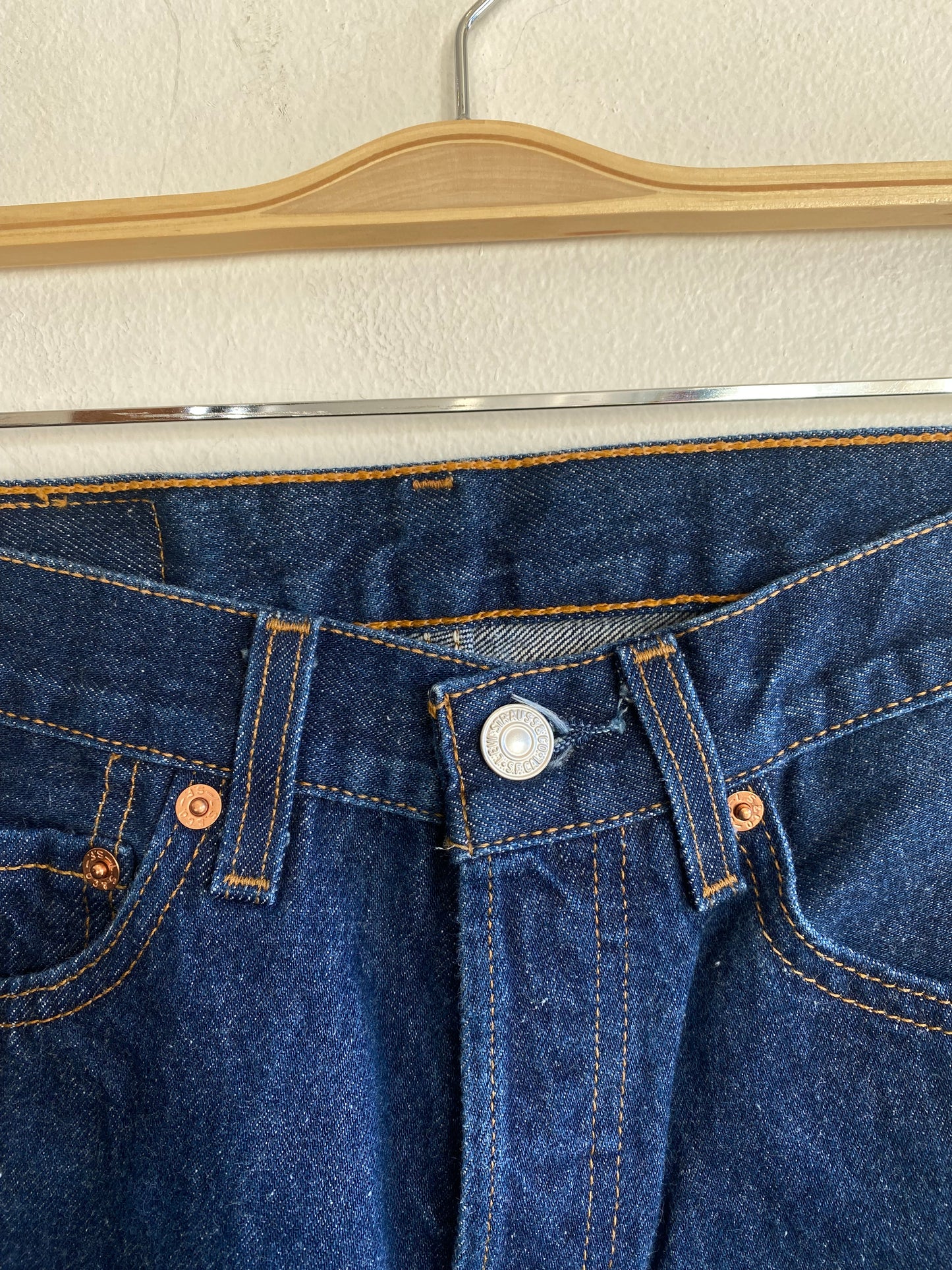 Vintage 1980’s Levi’s One-Wash 501 Denim Jeans