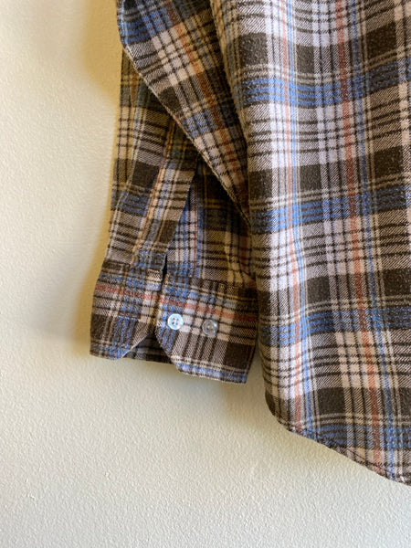 Vintage 1960/70’s Lumberjack Cotton Flannel Button-Up Shirt