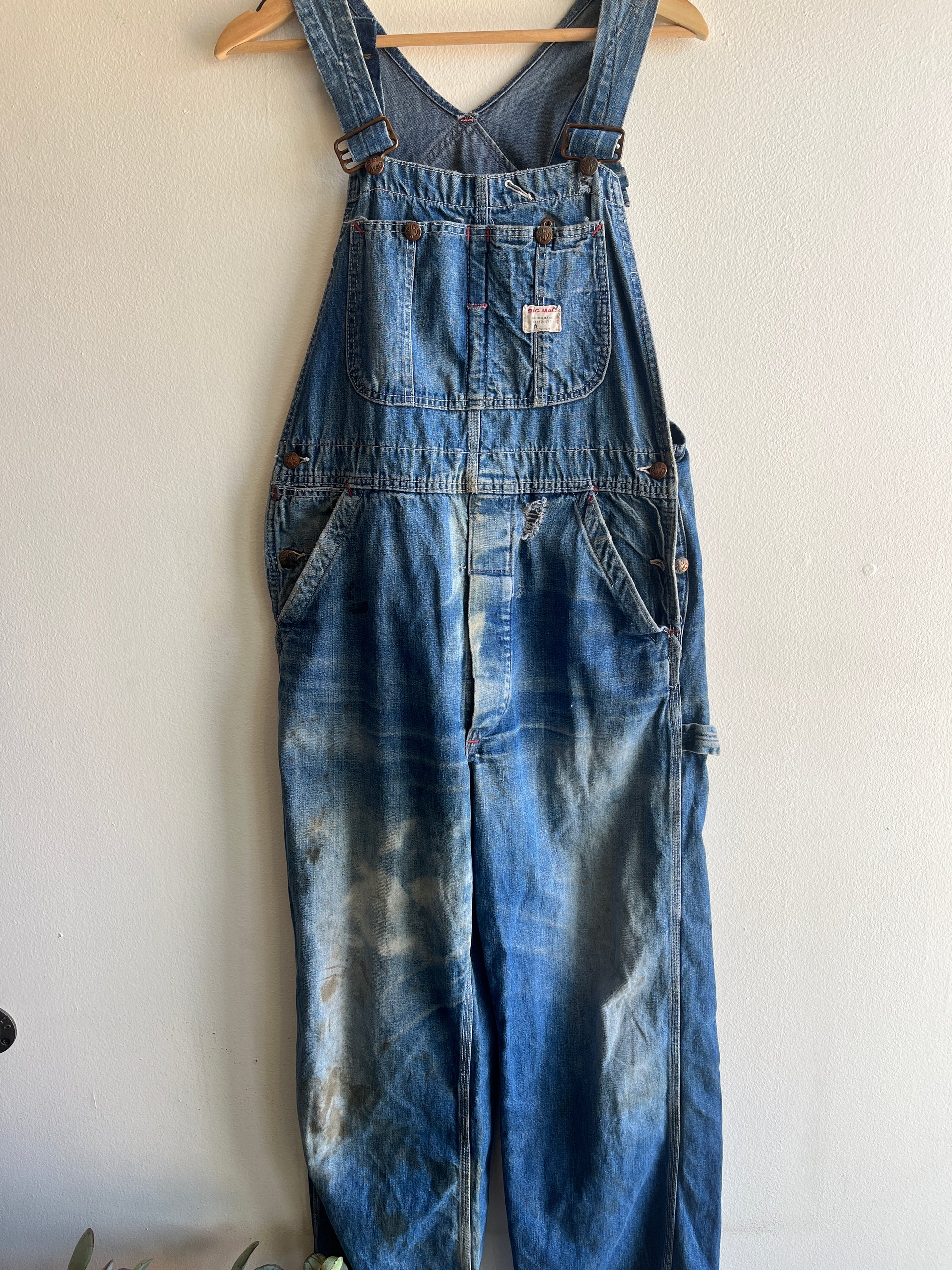 Vintage 1950’s Penney’s Big Mac Denim Overalls - La Lovely Vintage 