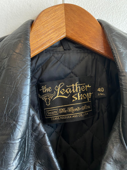 Vintage 1960/70’s Sear’s Leather Biker Jacket