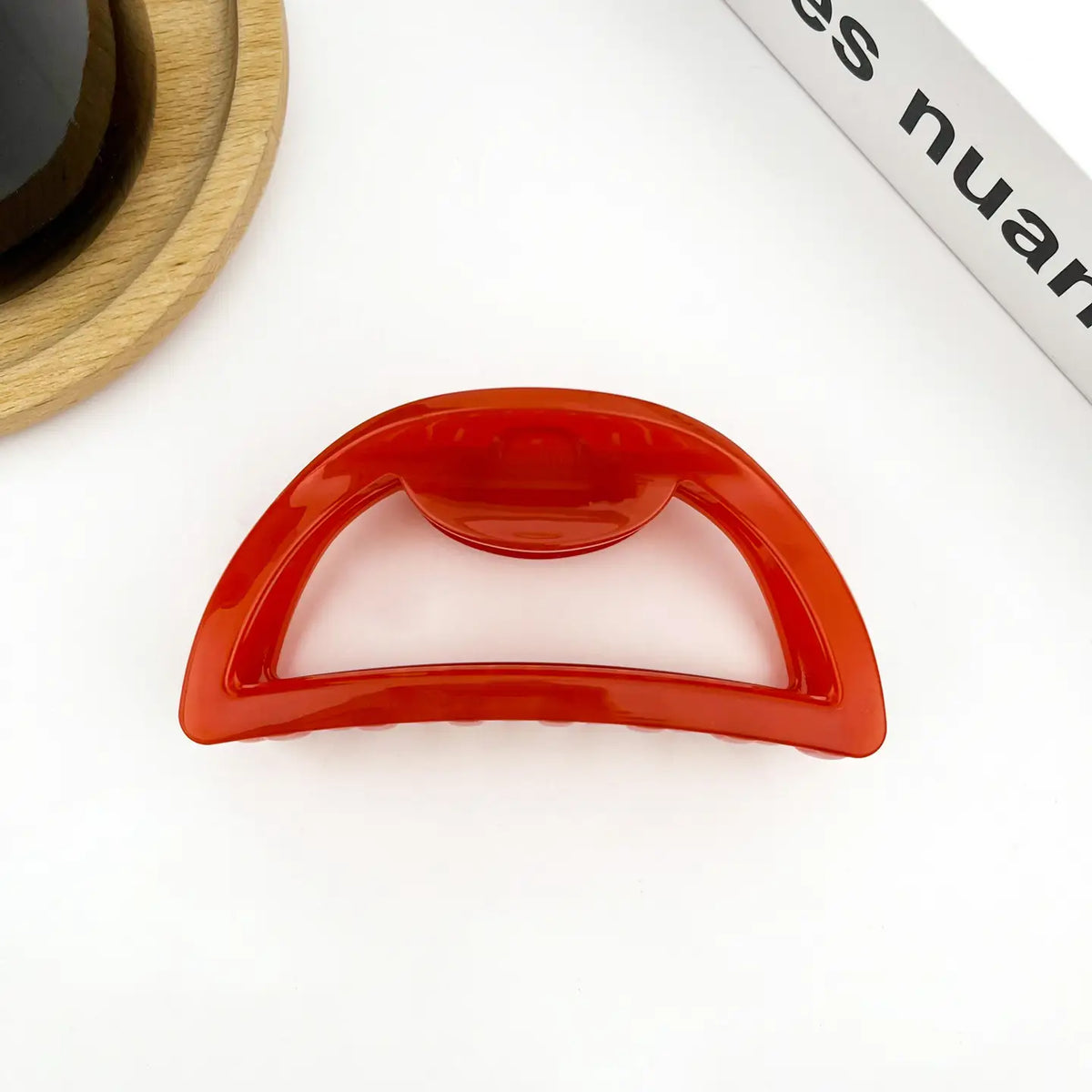 Hollow Semicircle Hair Claw Clip