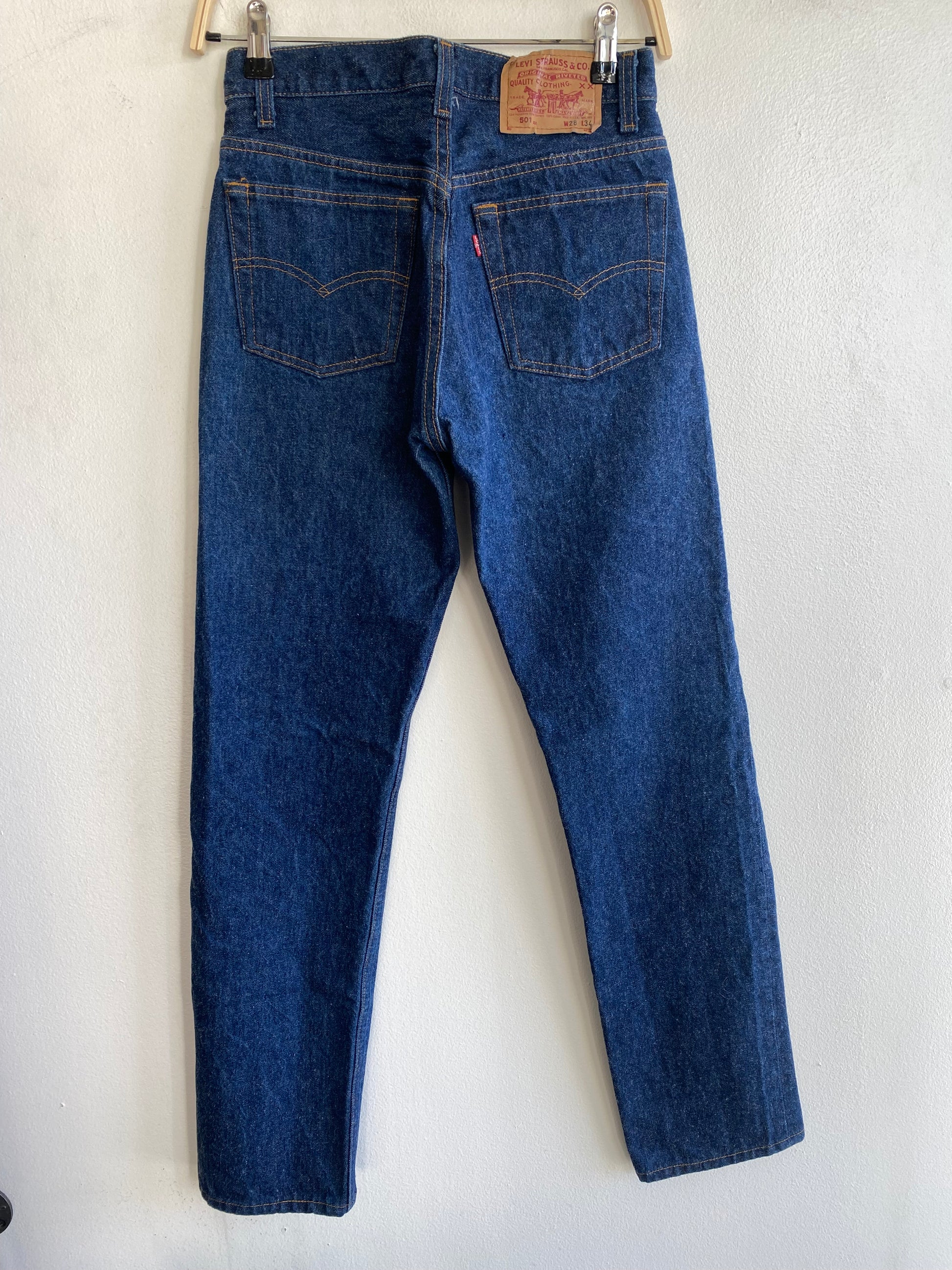 Vintage 1980’s Levi’s One-Wash 501 Denim Jeans - La Lovely Vintage 