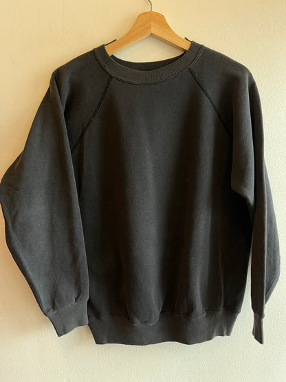 Vintage 1980’s Blank Black Sweatshirt - La Lovely Vintage 