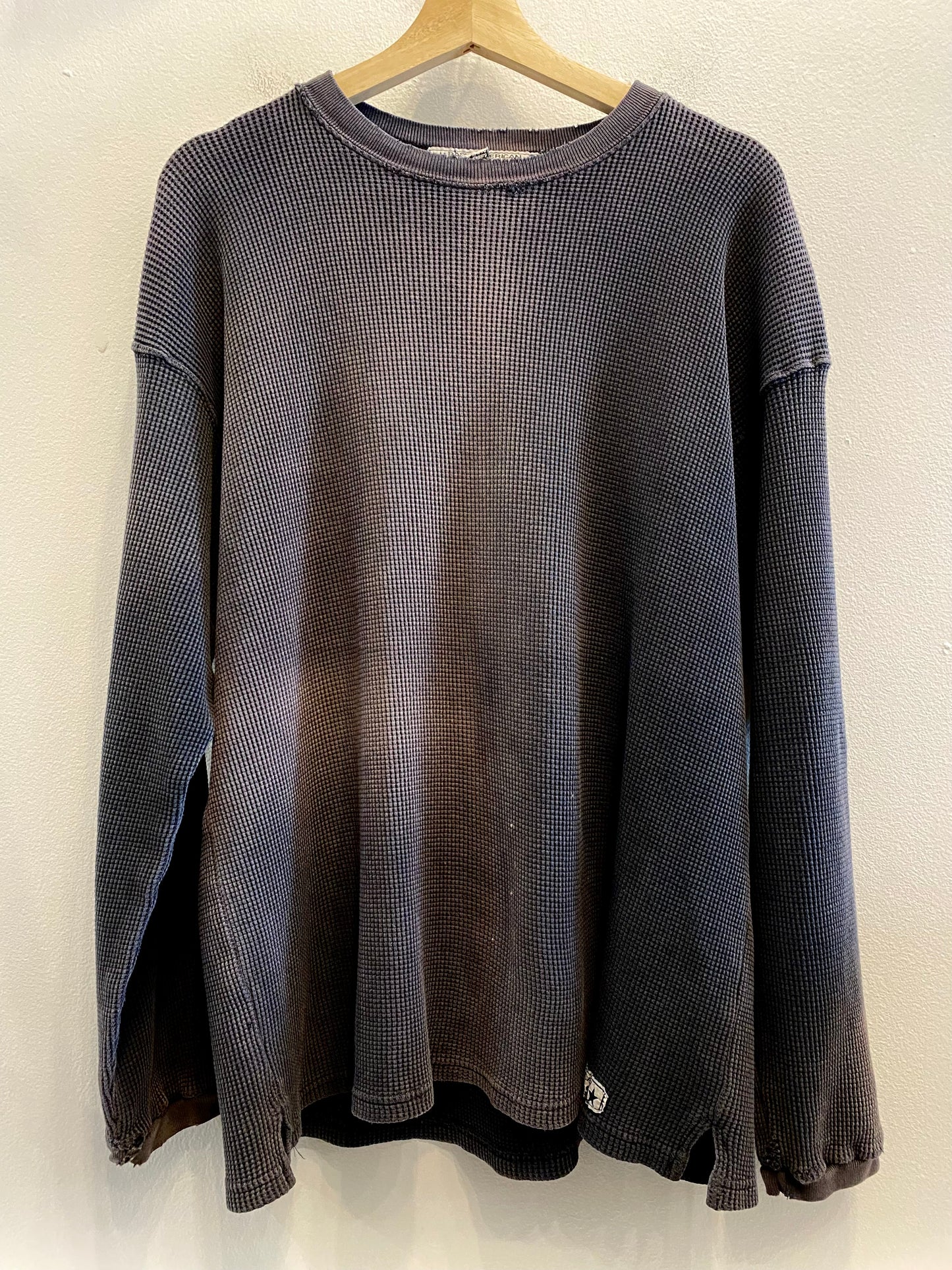 Vintage 1990’s sun faded black thermal