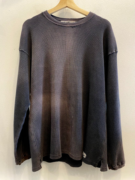 Vintage 1990’s sun faded black thermal