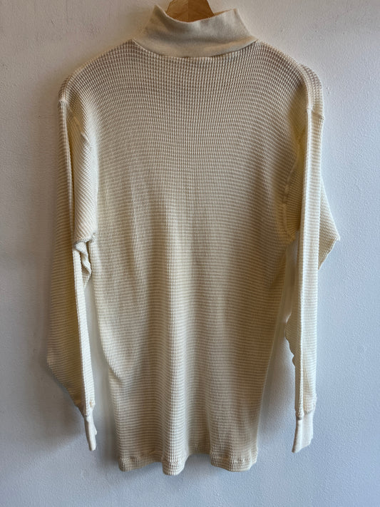 Vintage 1980’s Military Issue Turtleneck Thermal Shirt - La Lovely Vintage 