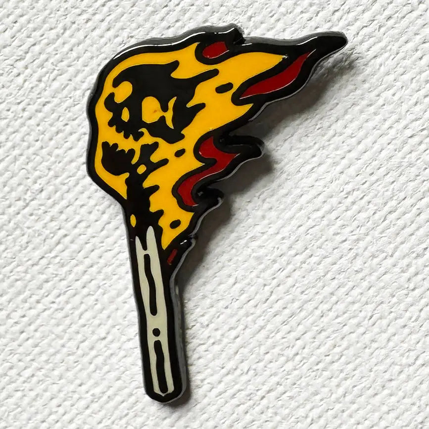 Strike Gently - Enamel Pin - La Lovely Vintage 