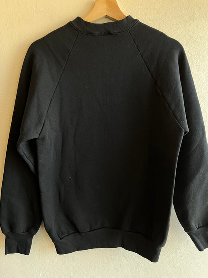 Vintage 1990’s Black Blank Crewneck Sweatshirt
