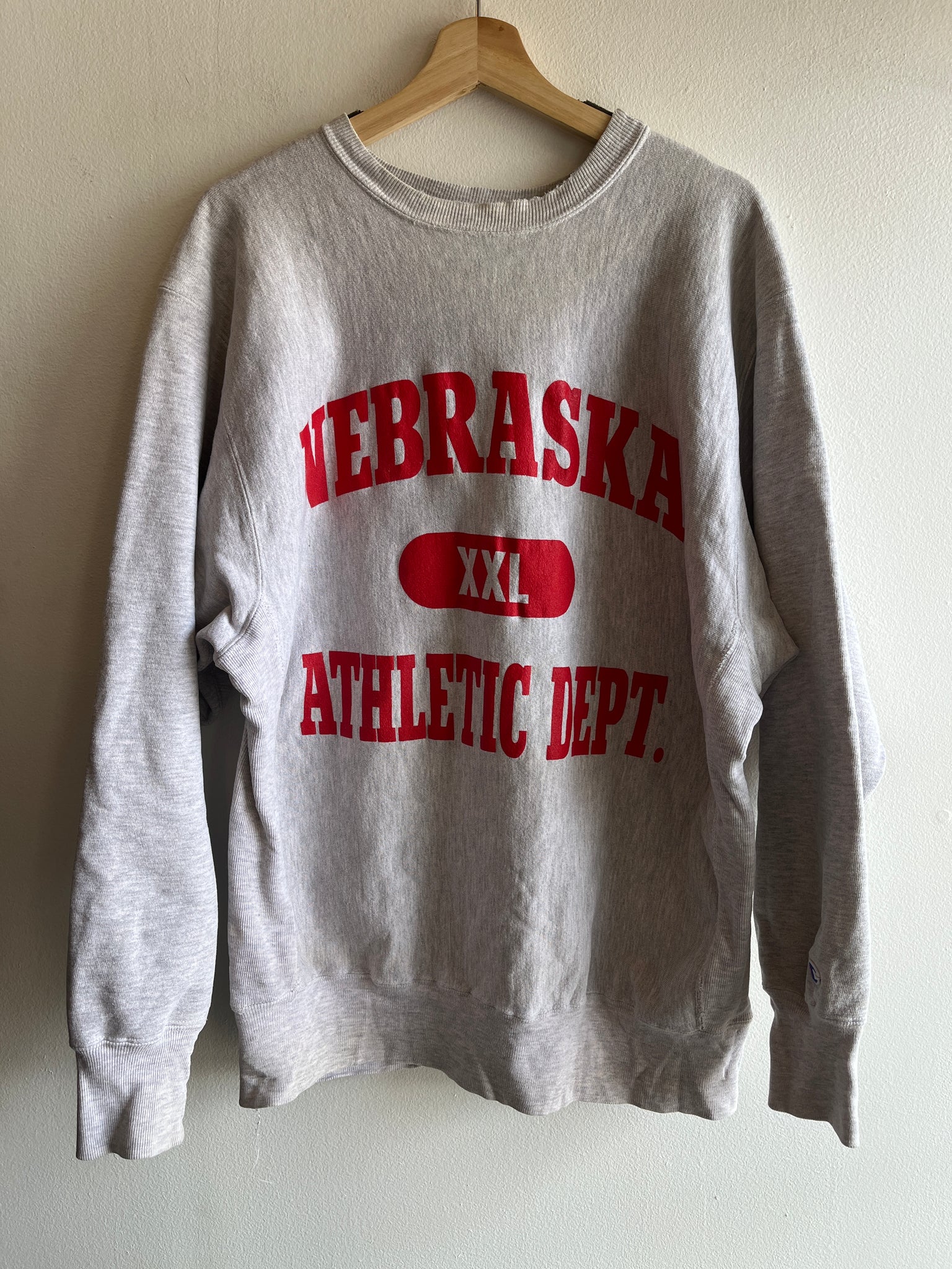 Vintage 1990's Nebraska University Reverse Weave Sweatshirt – La