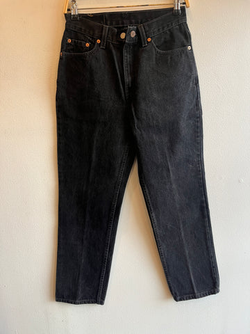 Vintage 1990's Levi’s 512 Black Denim Jeans