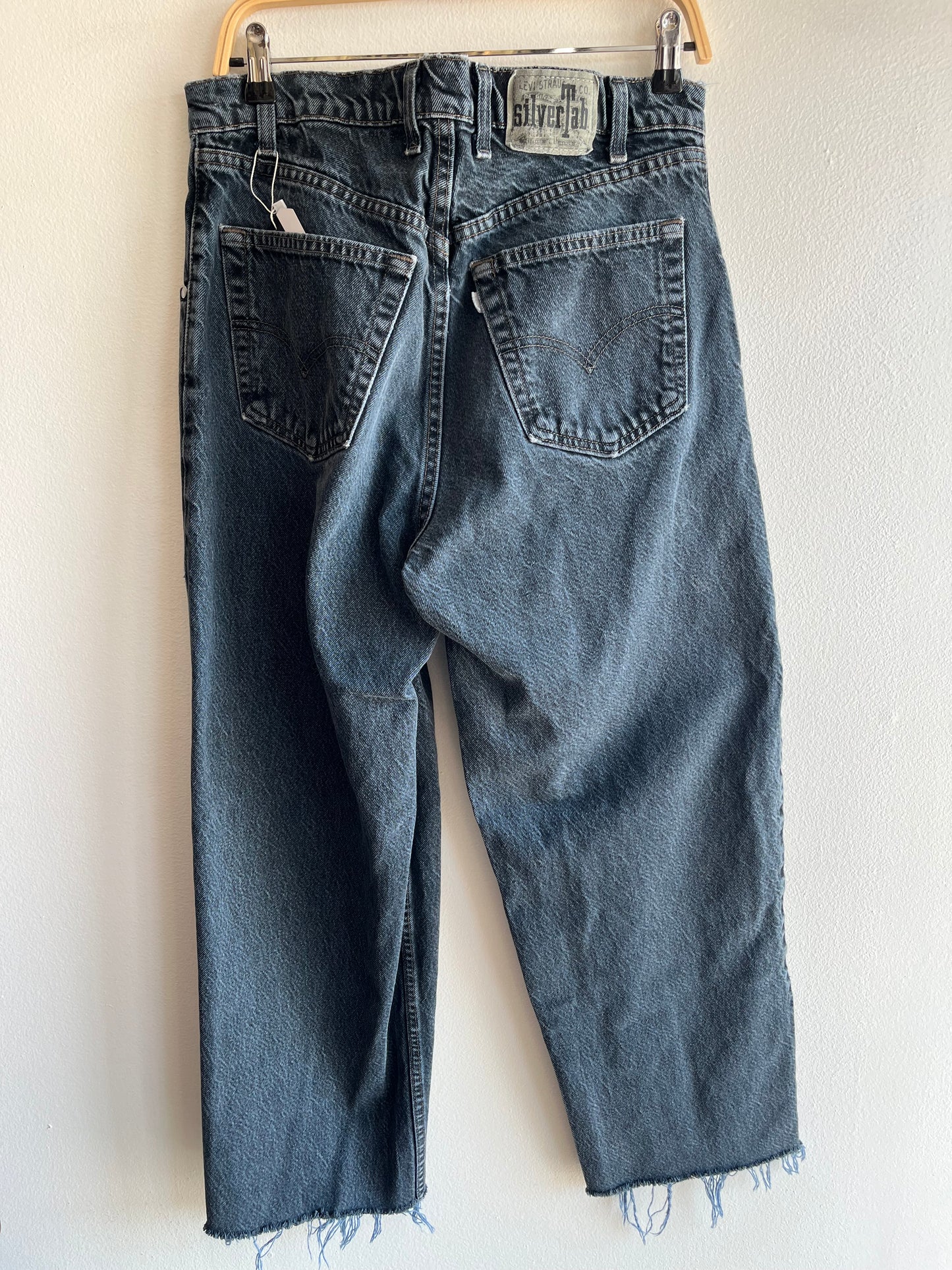 Vintage 1990’s Levi’s Silver Tab Black Denim Jeans
