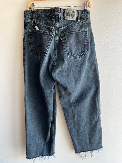 Vintage 1990’s Levi’s Silver Tab Black Denim Jeans