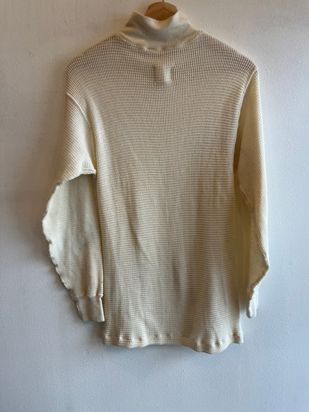 Vintage 1980’s Military Issue Turtleneck Thermal Shirt