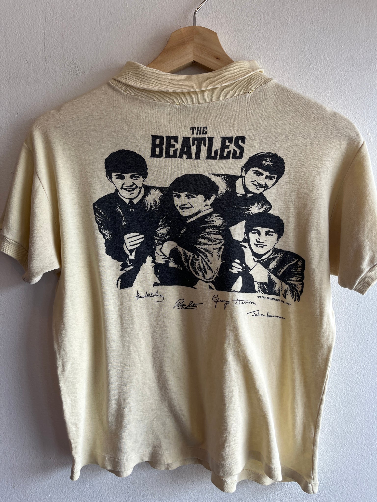 Vintage 1963 The Beatles Turtleneck TShirt La Lovely Vintage