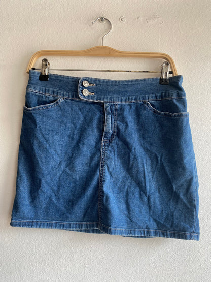Vintage Y2K Gap Denim Mini Skirt - La Lovely Vintage 