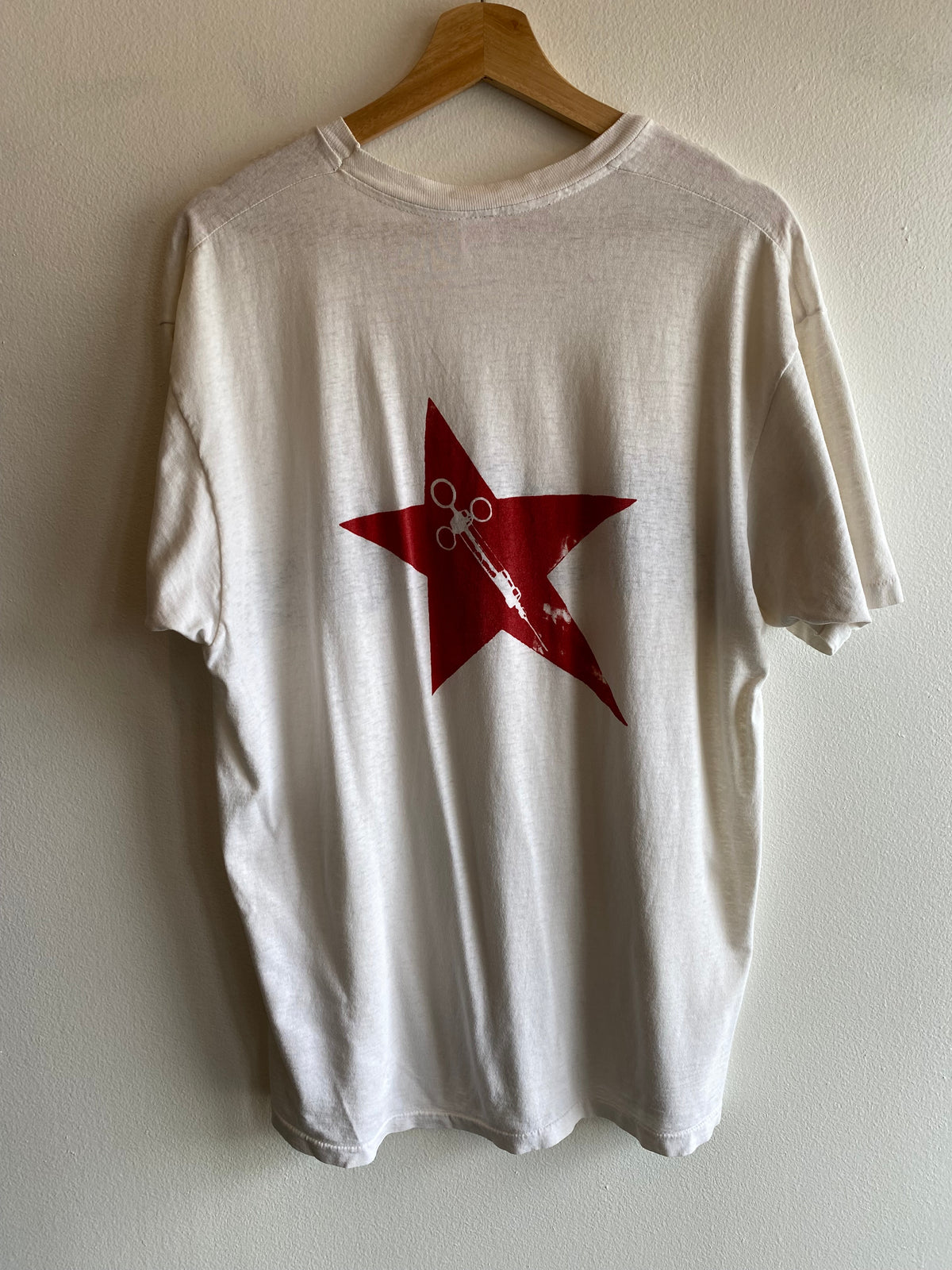 Vintage 1980’s Hanes T-Shirt with Modern Skull Stripe