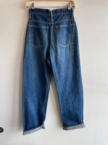 Vintage 1940/50’s Levi’s 701 Selvedge Denim Jeans