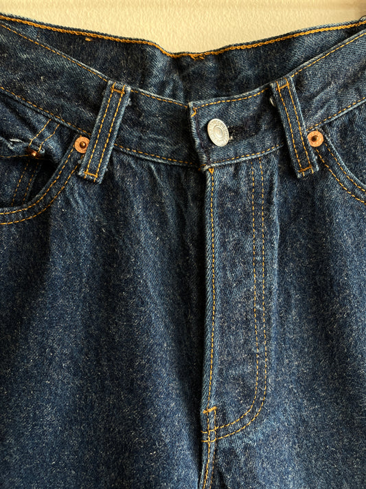 Vintage 1980’s Dark-Wash Levi’s 501 Denim Jeans