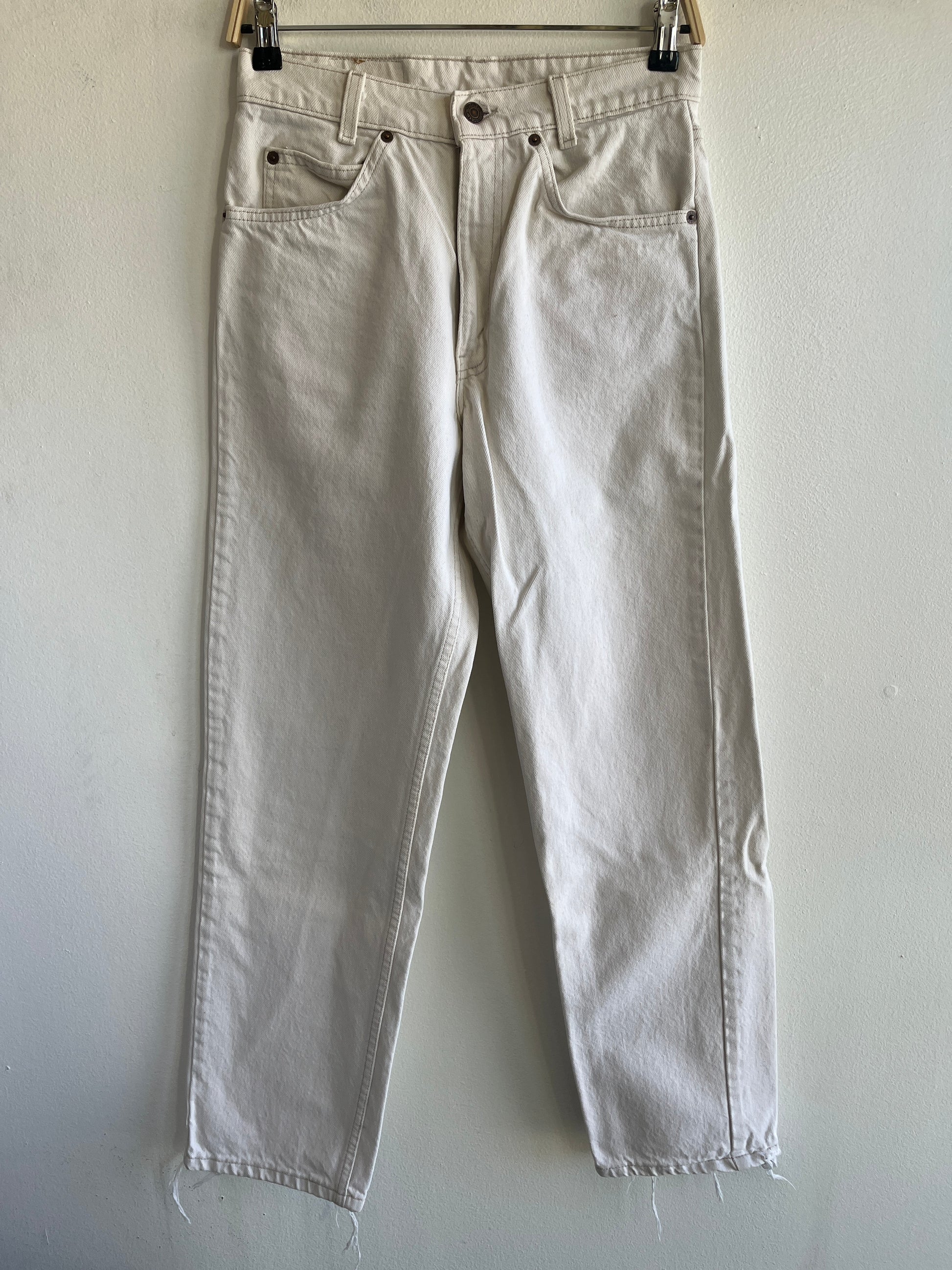 Vintage 1980's Levis 560 White Denim Jeans - La Lovely Vintage 