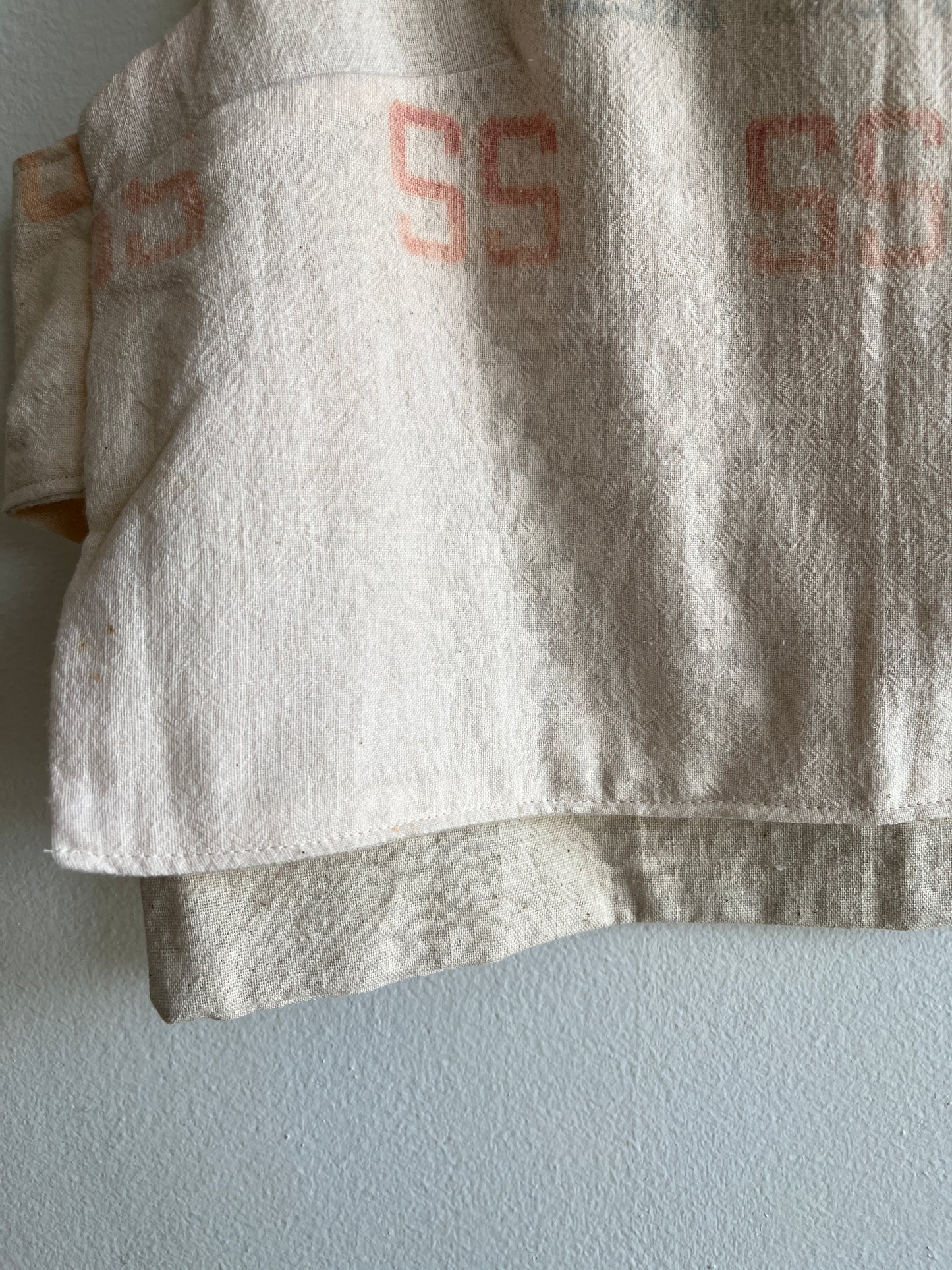 Trash Textiles - Handmade Antique Feedsack Blouse/Shirt