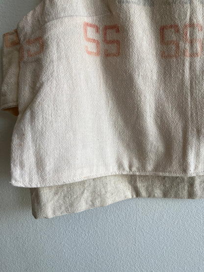 Trash Textiles - Handmade Antique Feedsack Blouse/Shirt
