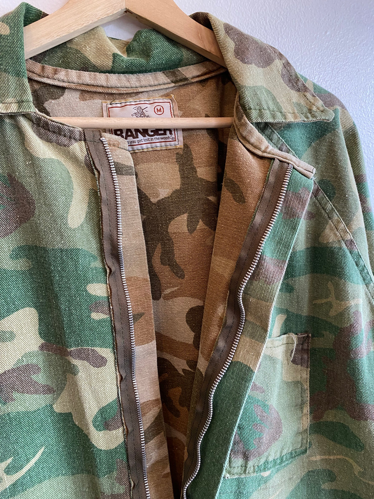 Vintage 1960/70’s Reversible Camo Hunting Jacket