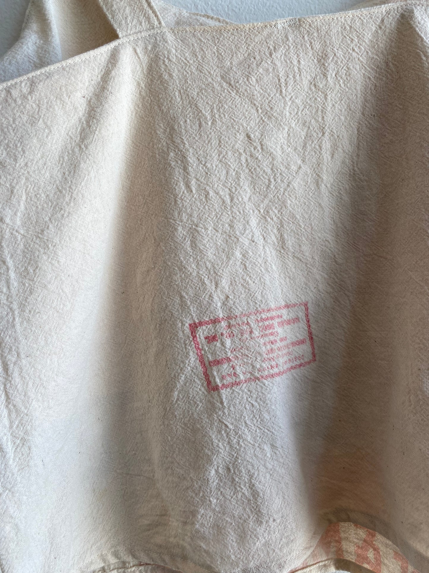 Trash Textiles - Handmade Antique Feedsack Blouse/Shirt