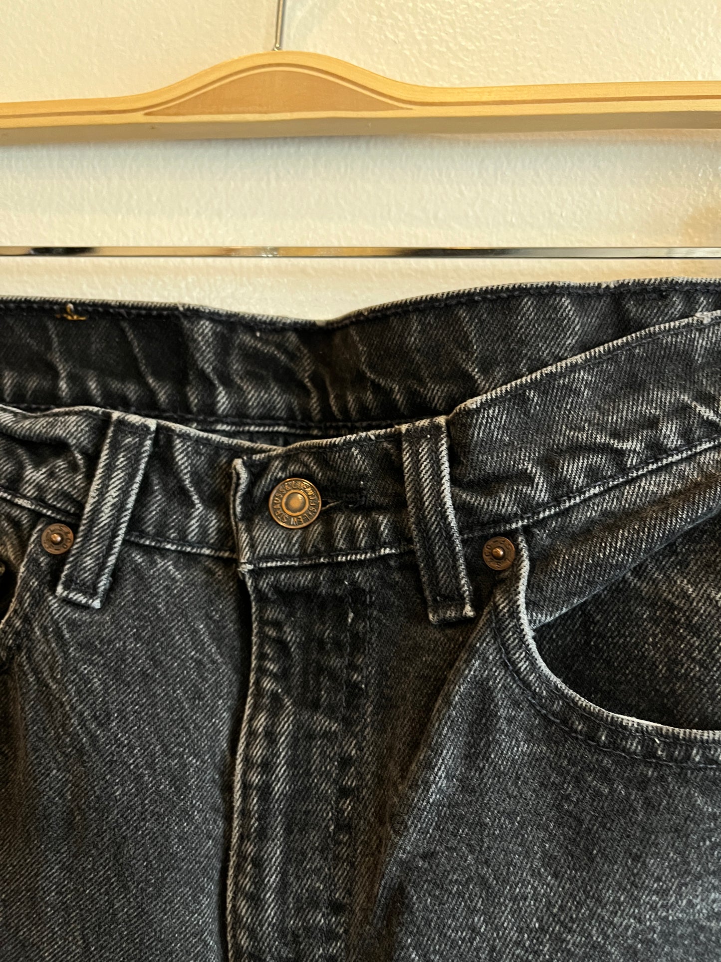 Vintage 1990’s Levi’s 550 Black Denim Jeans