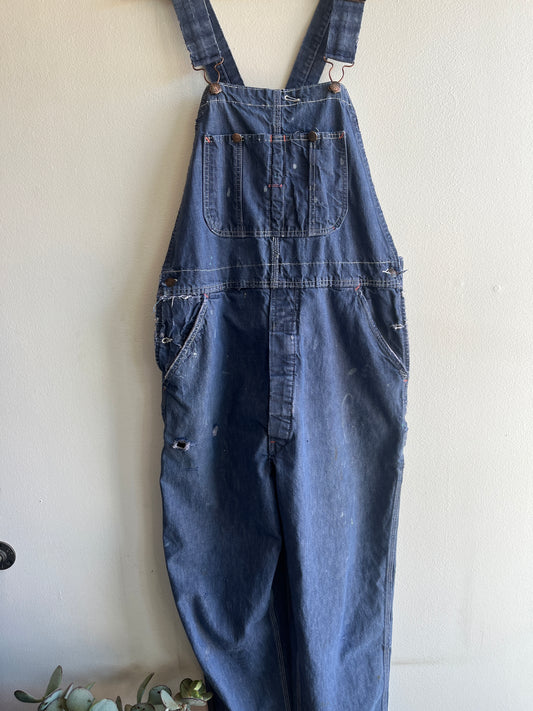 Vintage 1950’s Powrhouse Denim Low Back Overalls - La Lovely Vintage 