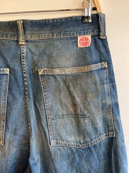 Vintage 1950’s Headlight “Headies” Flap-Pocket Denim Jeans