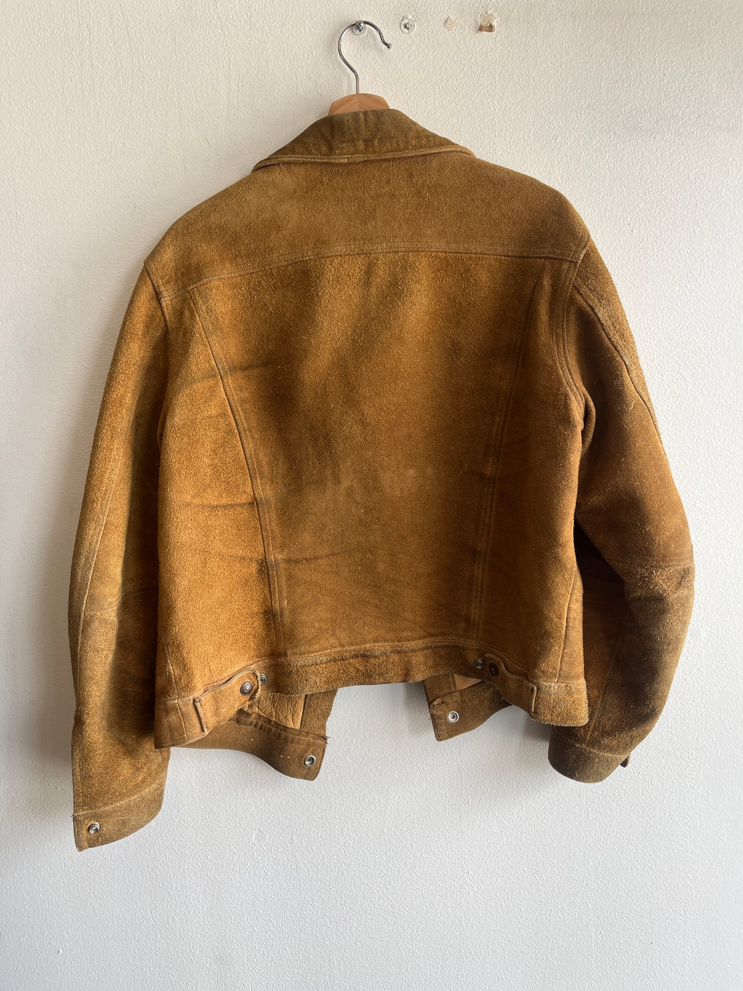 Vintage 1970’s Levi’s “Big E” Suede Trucker Jacket