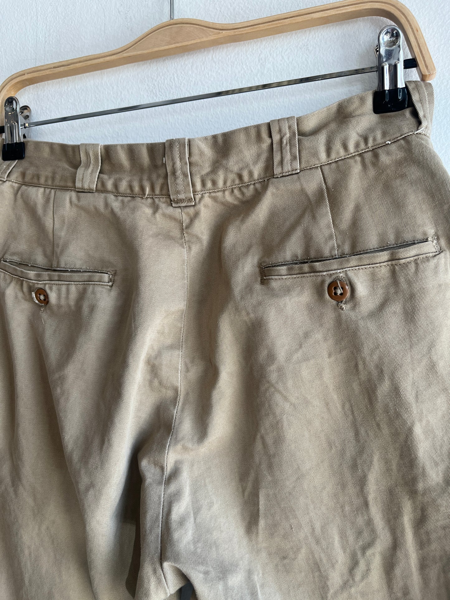 Vintage 1940’s Khaki Military Trousers