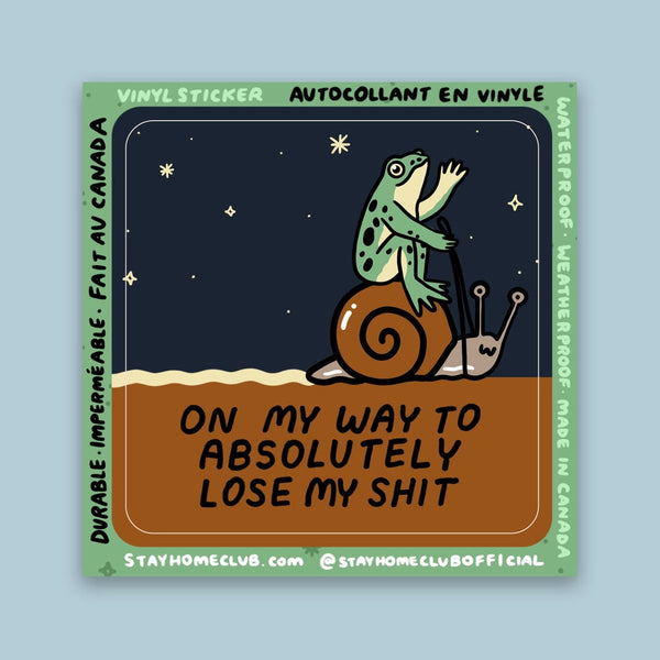 Stay Home Club - Sticker - La Lovely Vintage 