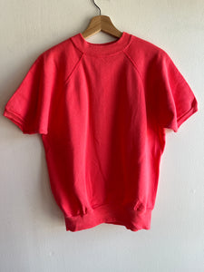 Vintage 1980’s Pink Short-Sleeved Sweatshirt