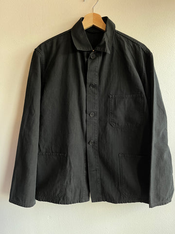 Vintage 1970’s French Black HBT Chore Coat