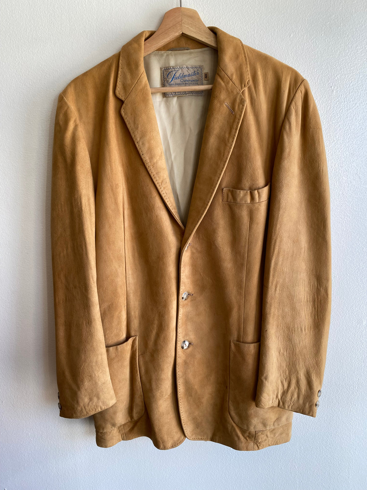 Vintage 1950/60’s Fieldmaster Suede Blazer Coat