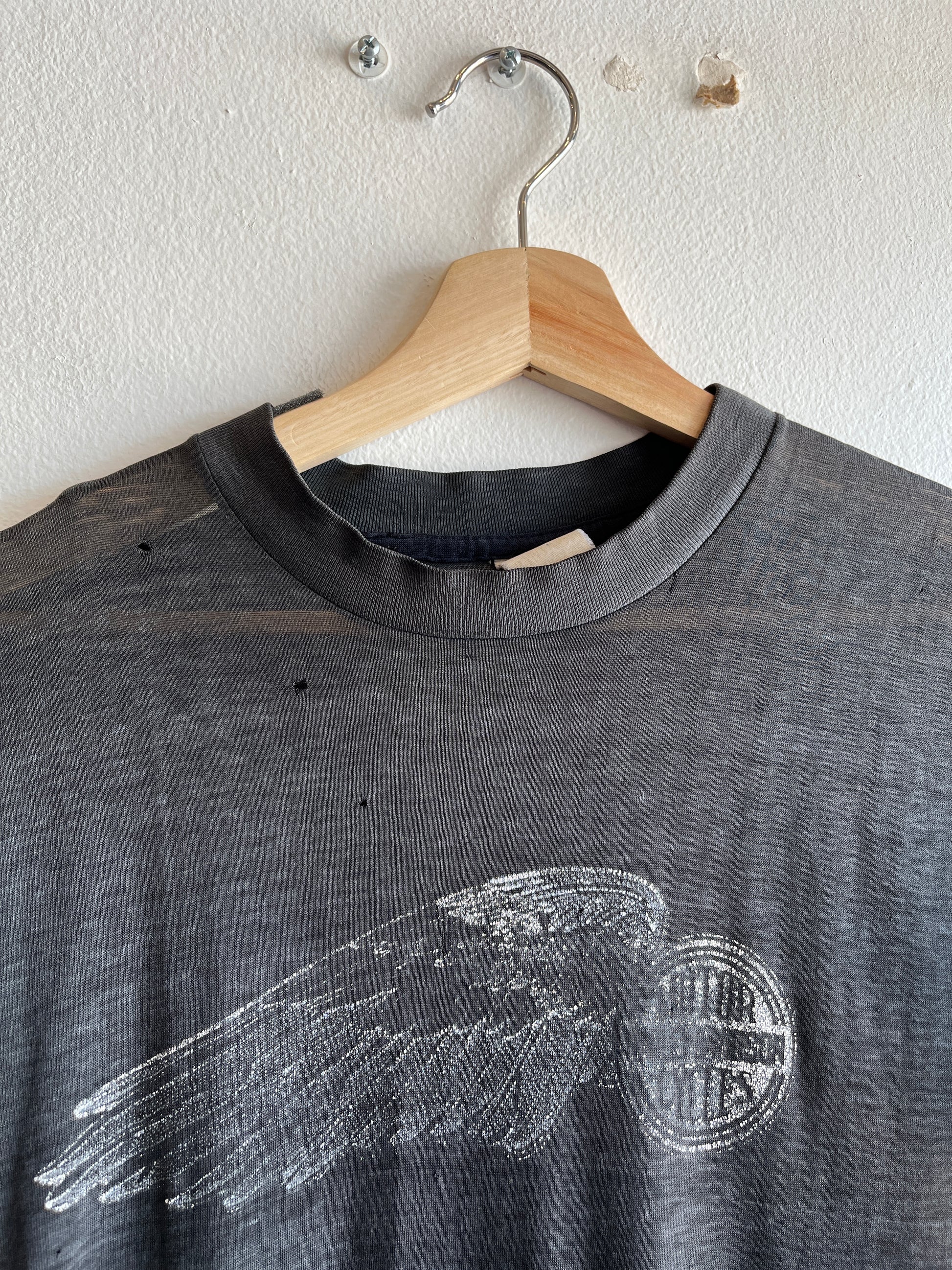 Vintage Paper Thin 1970/80’s Harley Davidson Motorcycles T-Shirt - La Lovely Vintage 